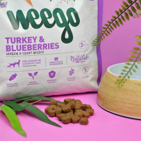 Weego Dog Food Turkey & Blueberries 12kg